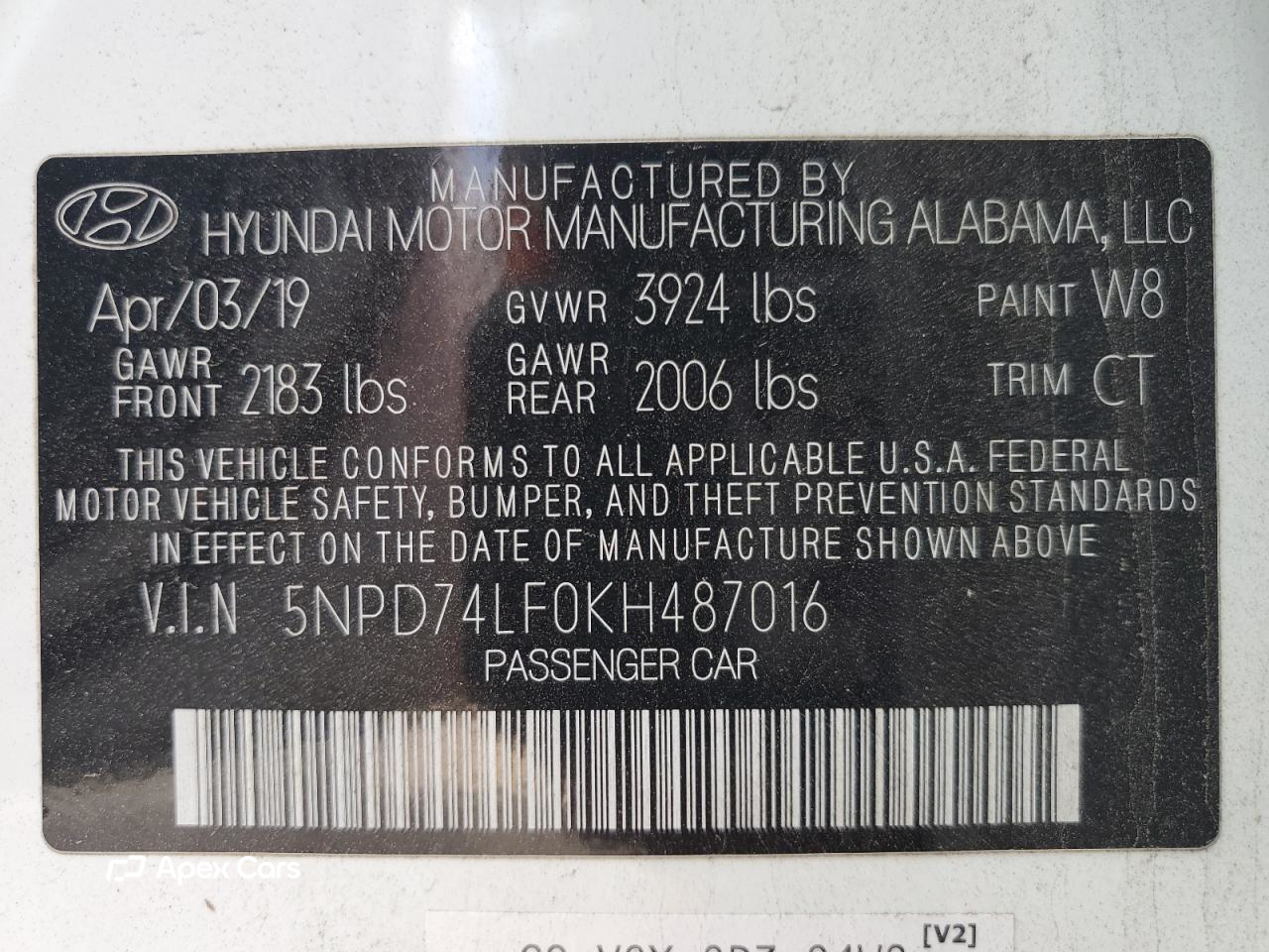 Hyundai Elantra 2019