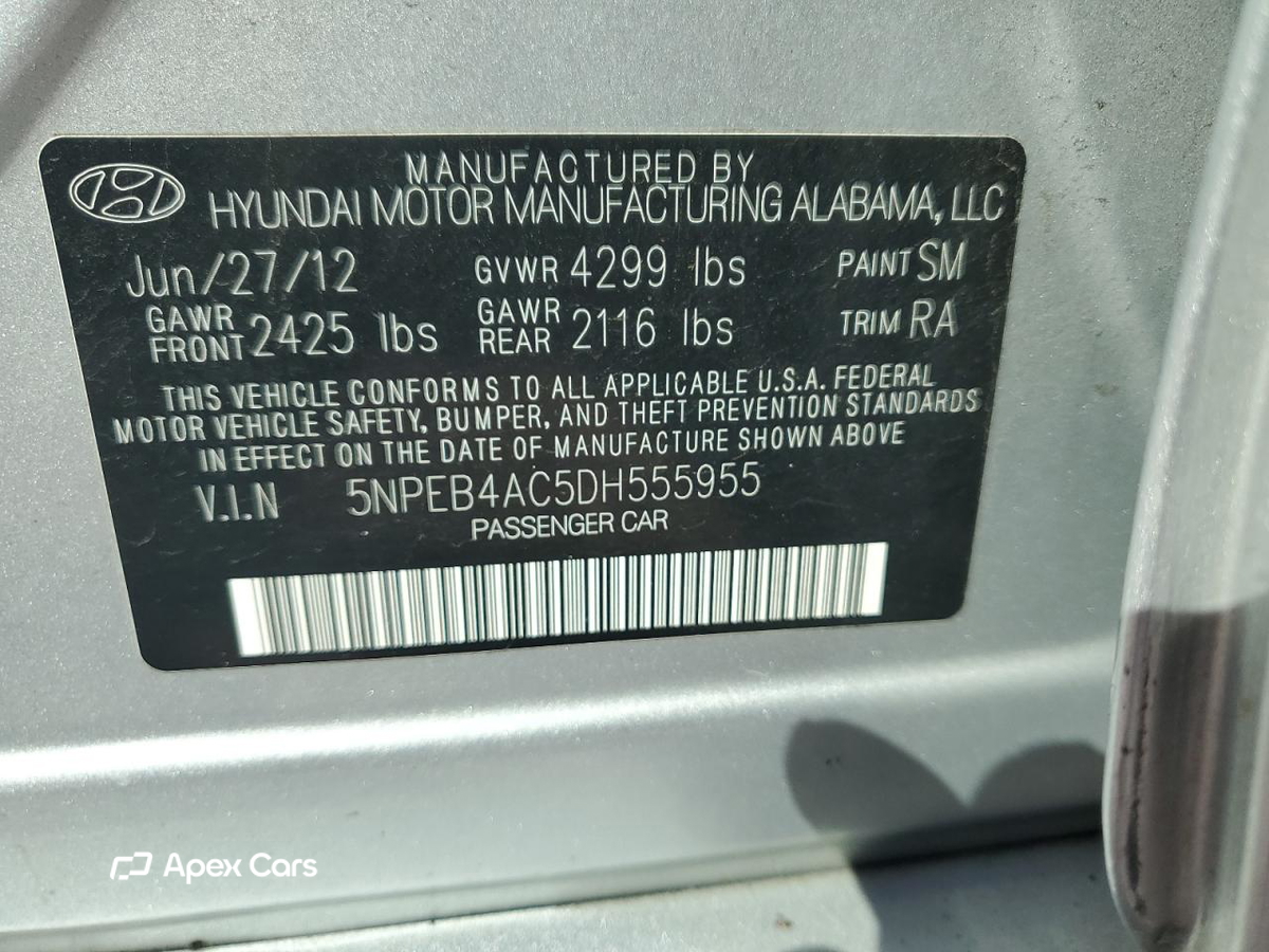 Hyundai Sonata 2013