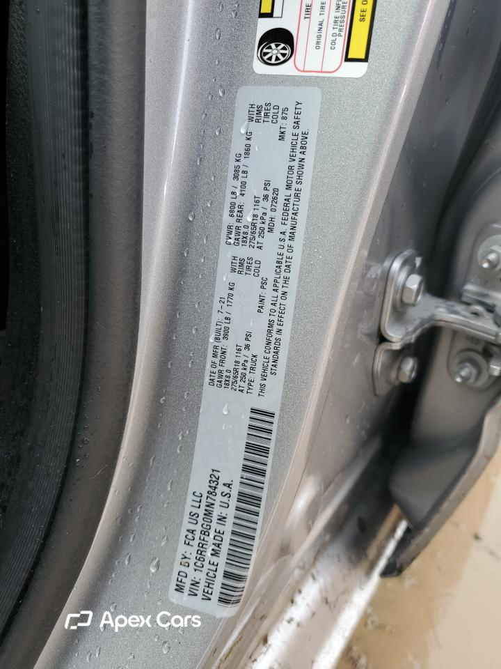 RAM 1500 2021