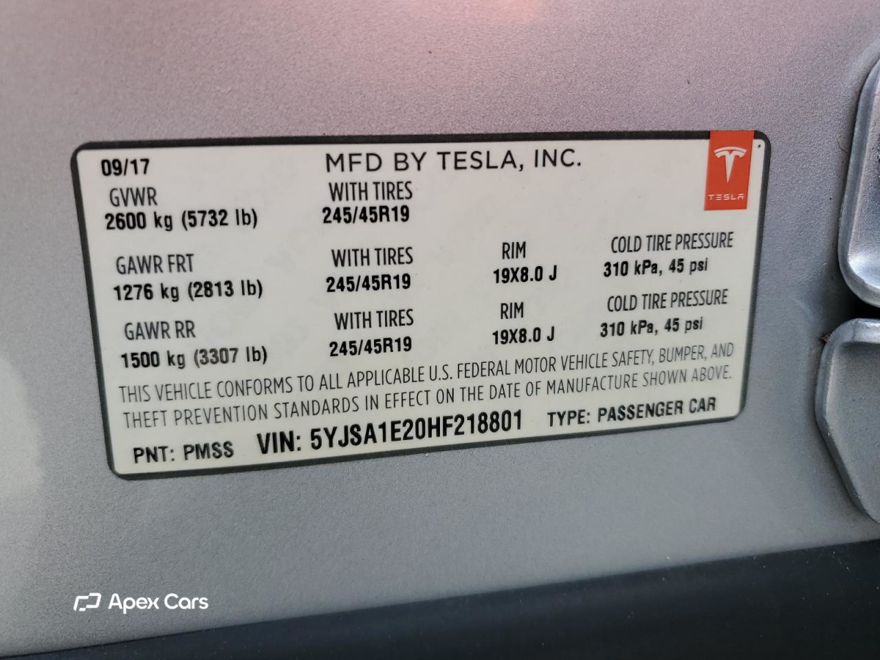 Tesla Model S 2017