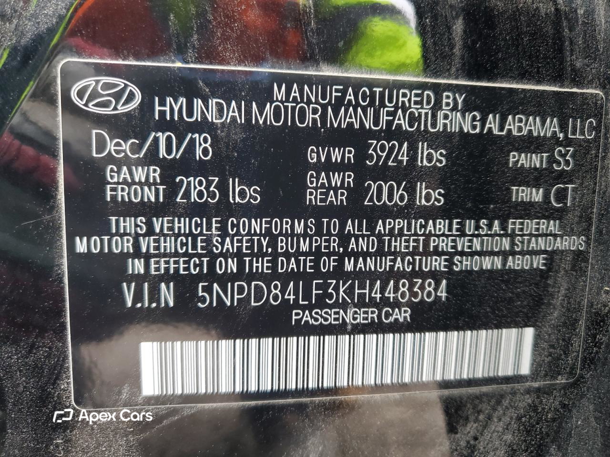 Hyundai Elantra 2019