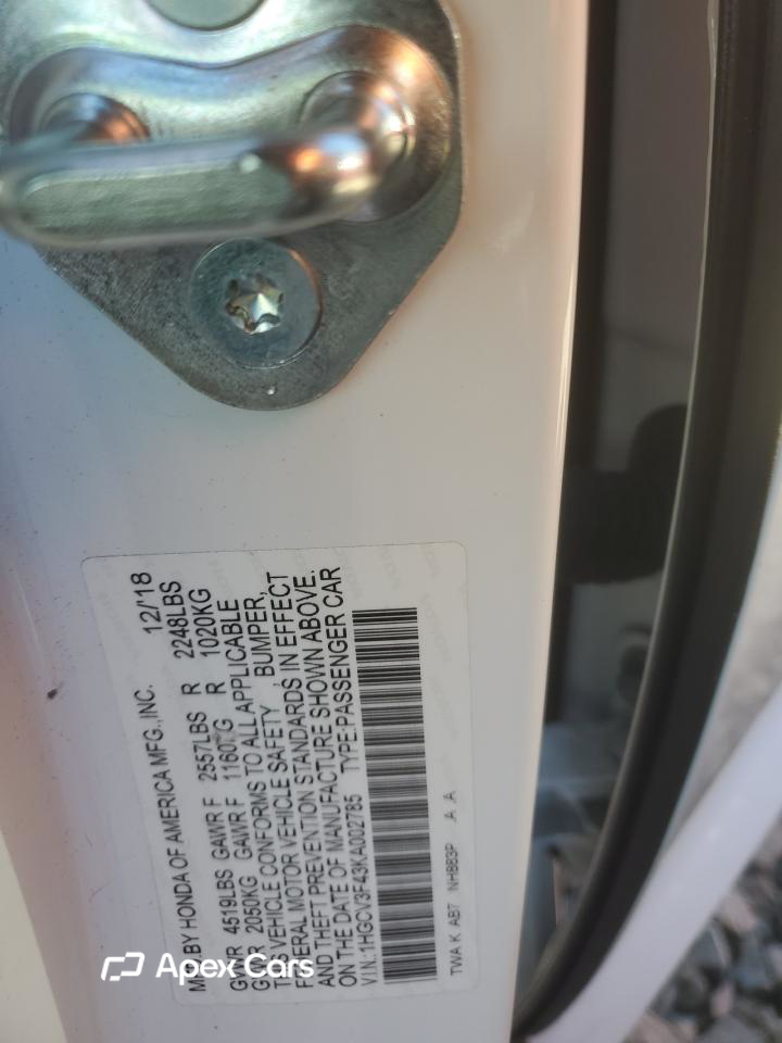 Honda Accord 2019
