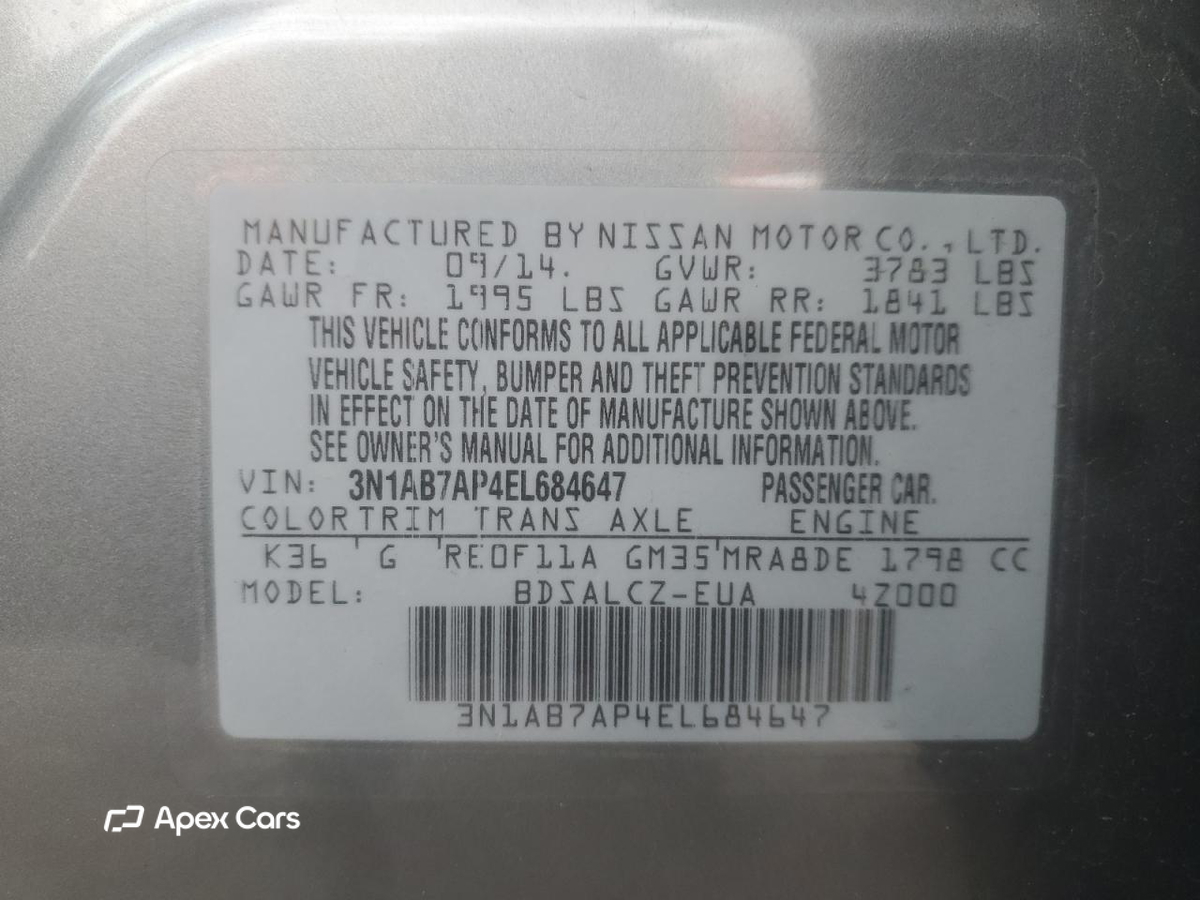 Nissan Sentra 2014