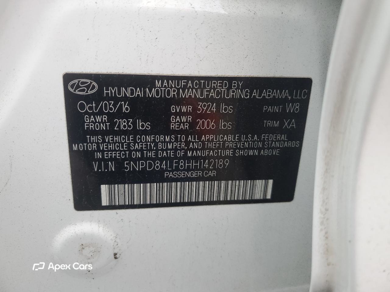 Hyundai Elantra 2017