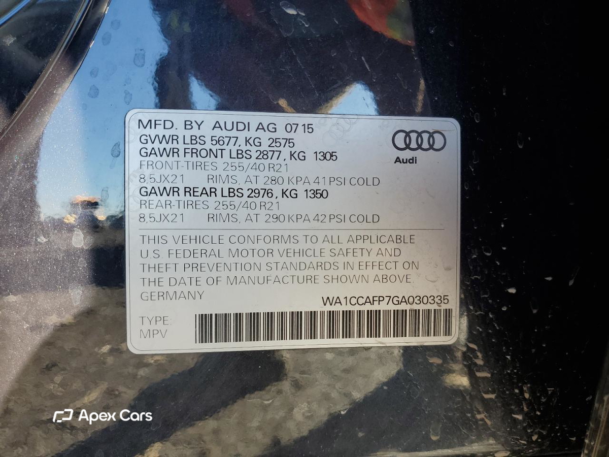 Audi SQ5 2016