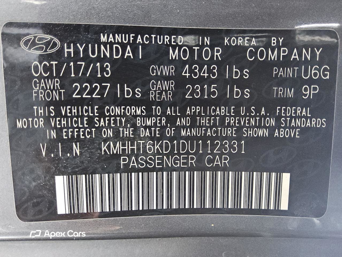 Hyundai Genesis Coupe 2013