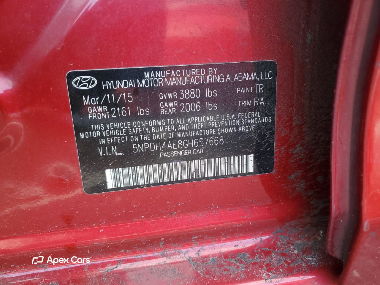 Hyundai Elantra 2016