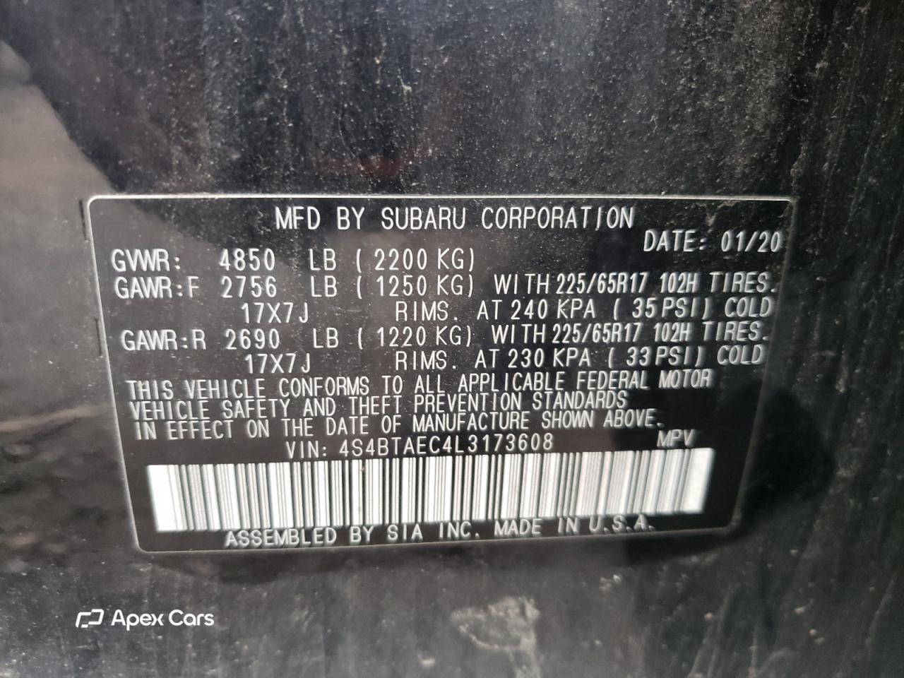 Subaru Outback 2020