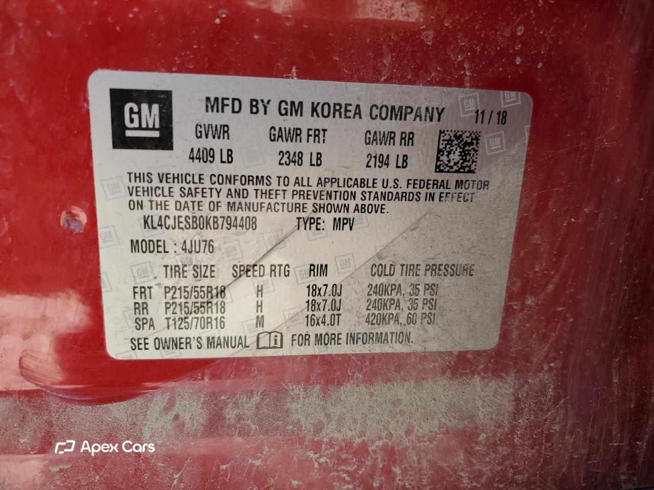 Buick Encore 2019