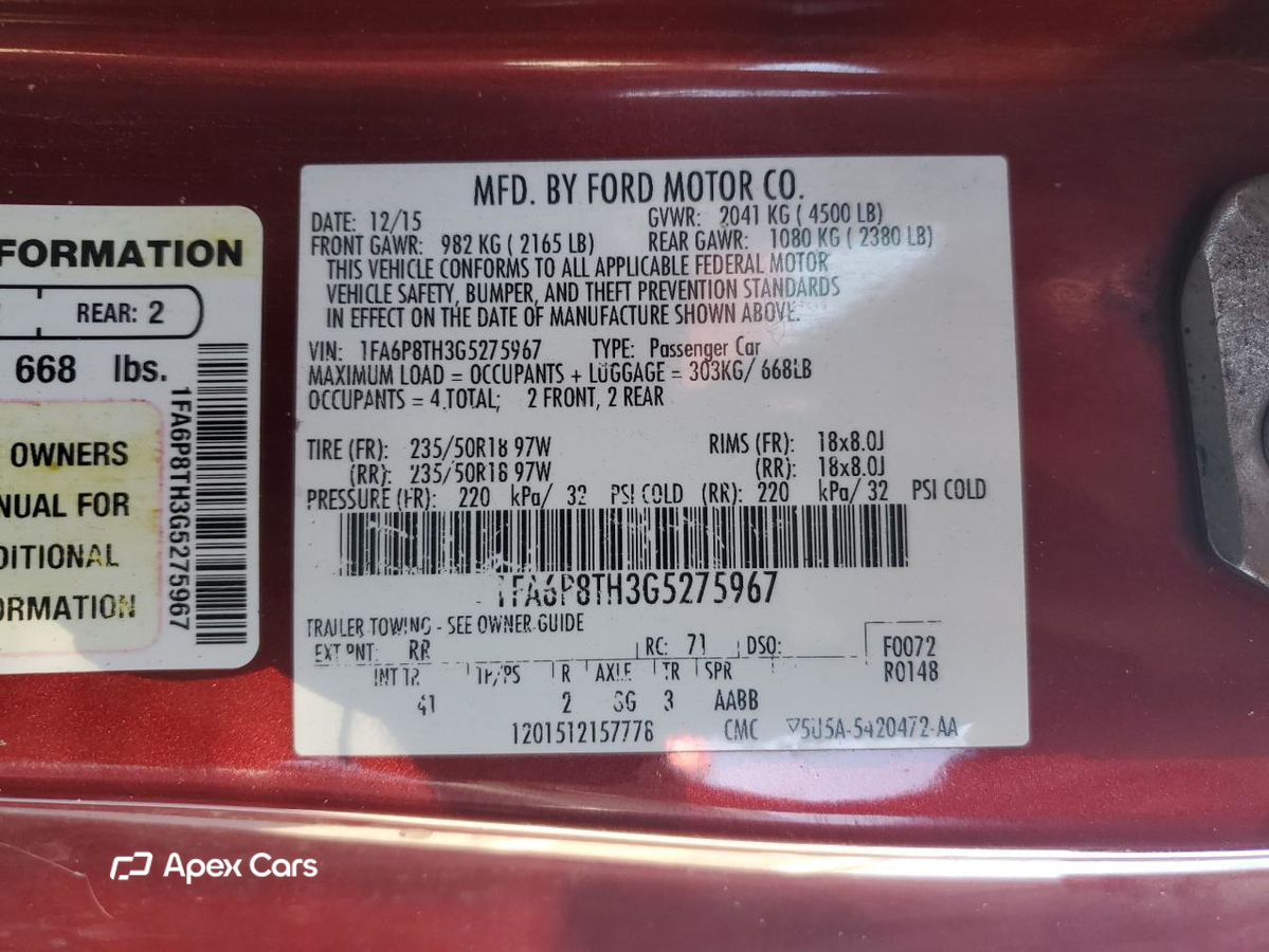 Ford Mustang 2016