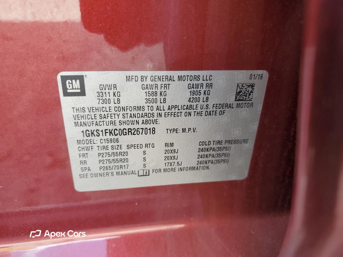 GMC Yukon 2016