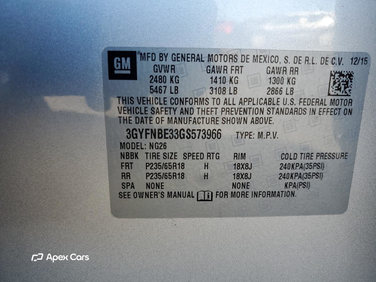 Cadillac SRX 2016