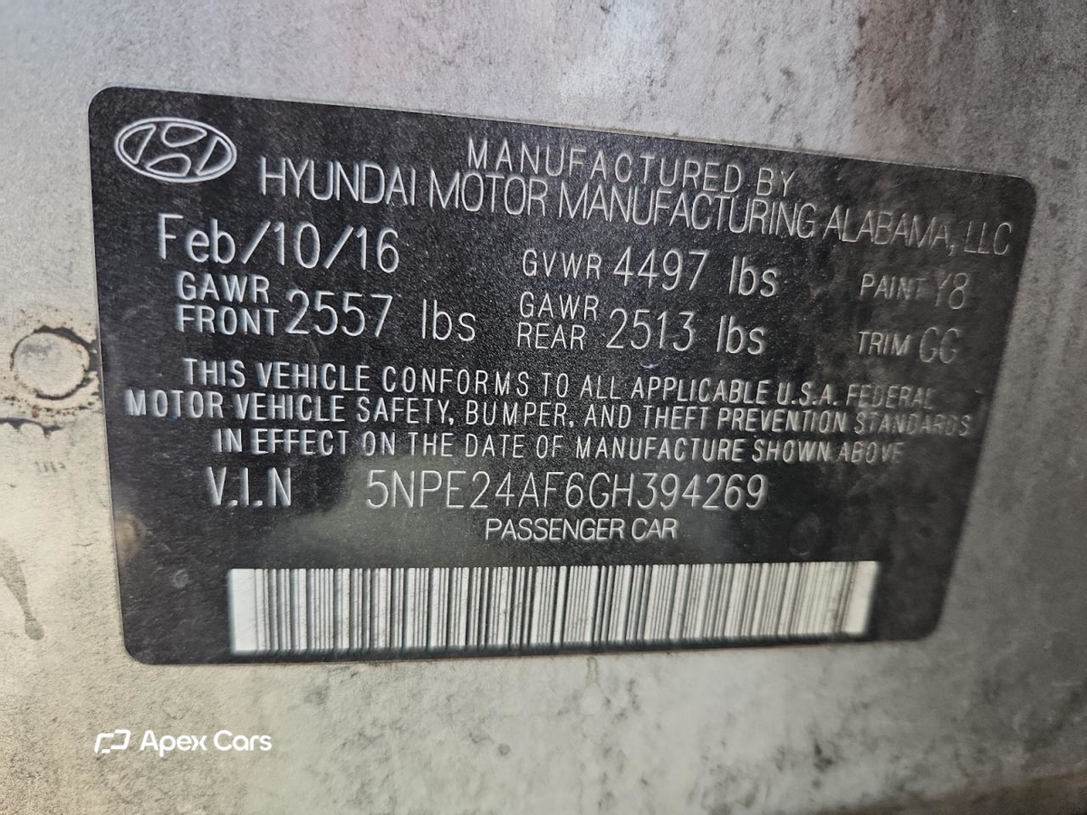 Hyundai Sonata 2016