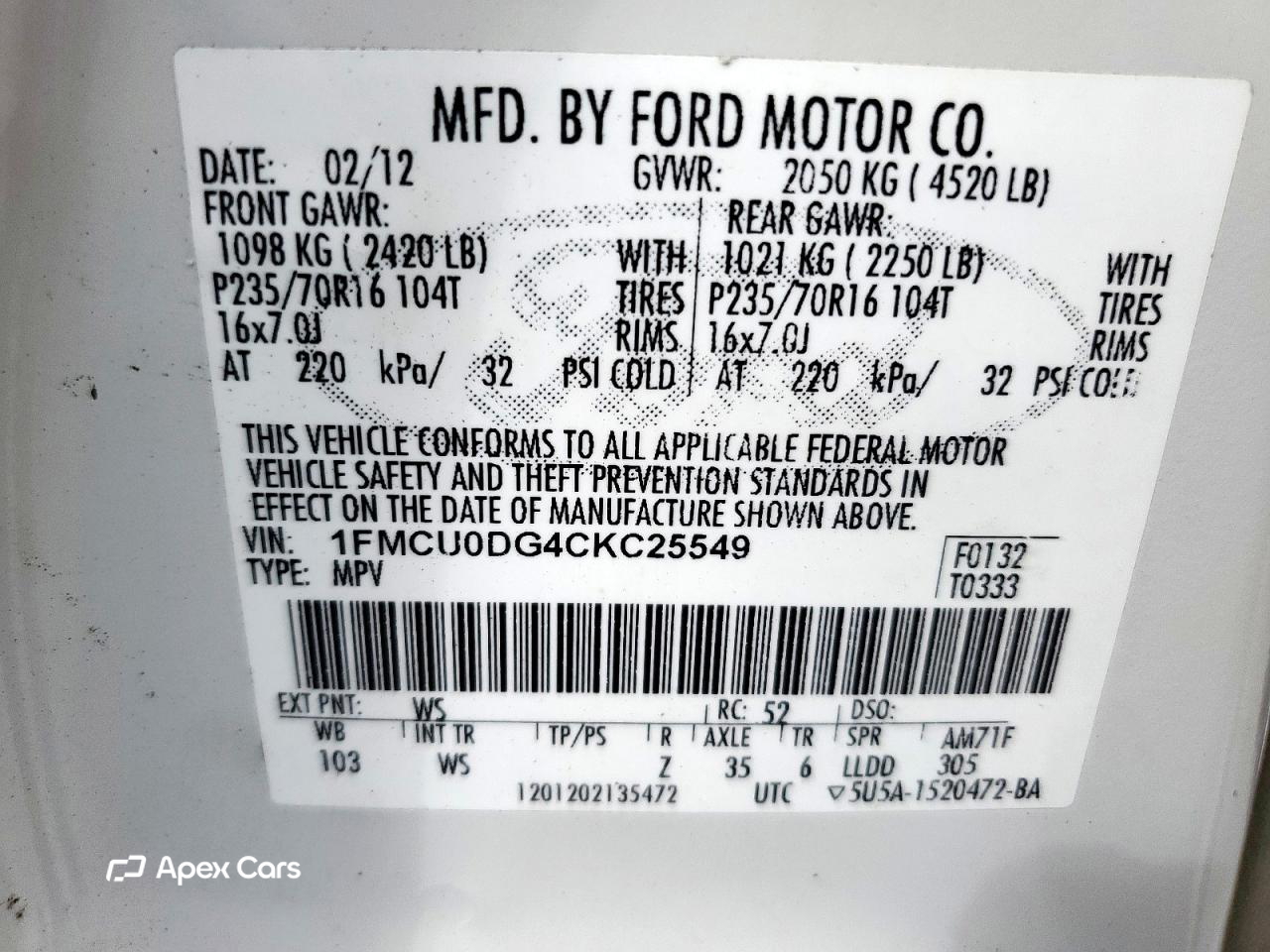Ford Escape 2012