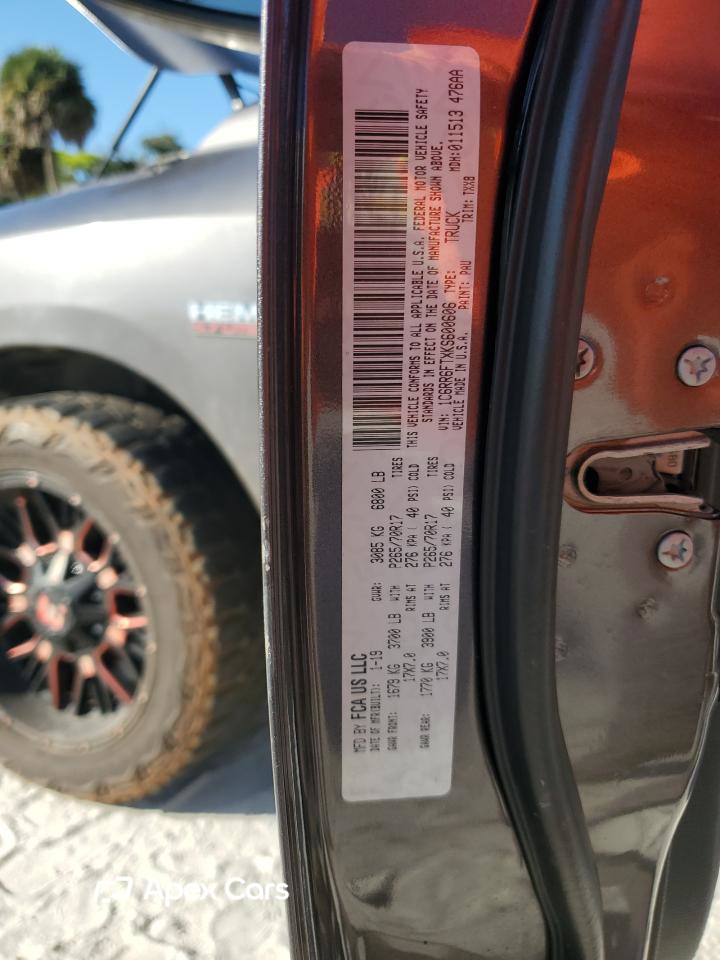 RAM 1500 2019