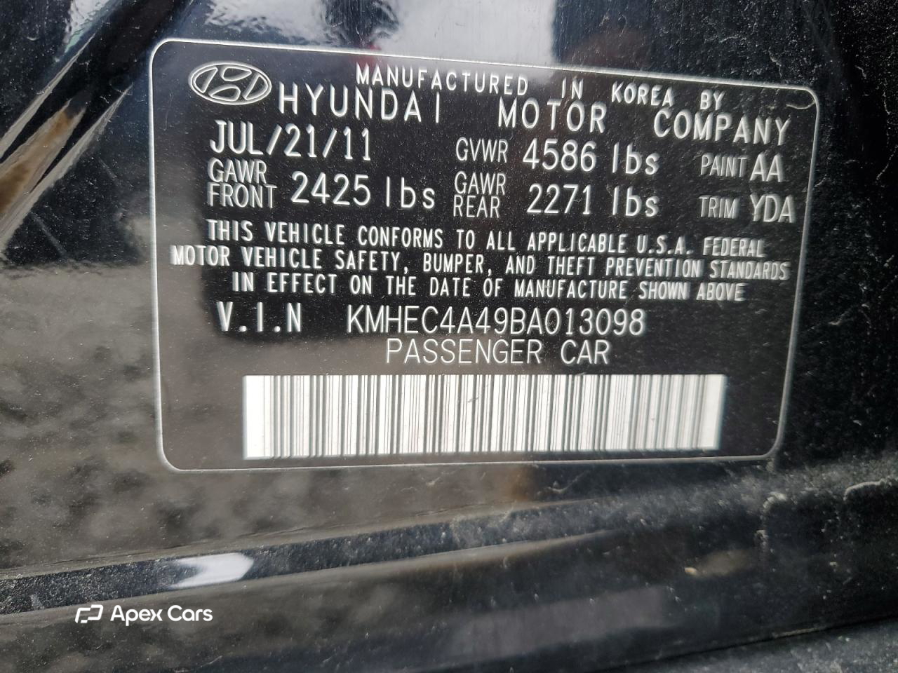 Hyundai Sonata 2011