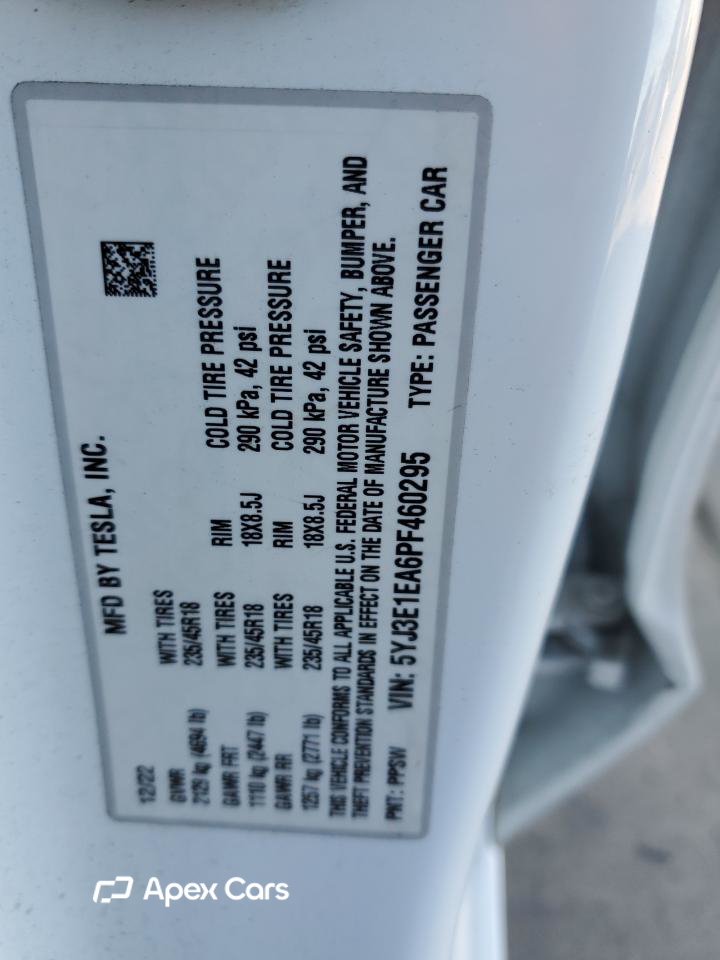 Tesla Model 3 2023