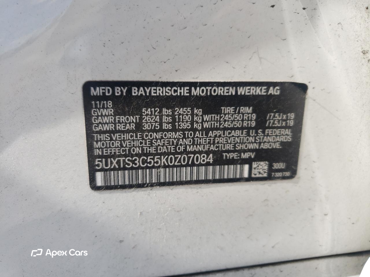 BMW X3 2019