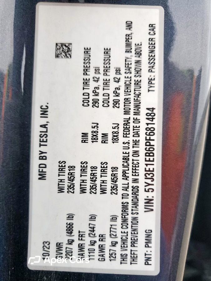 Tesla Model 3 2023