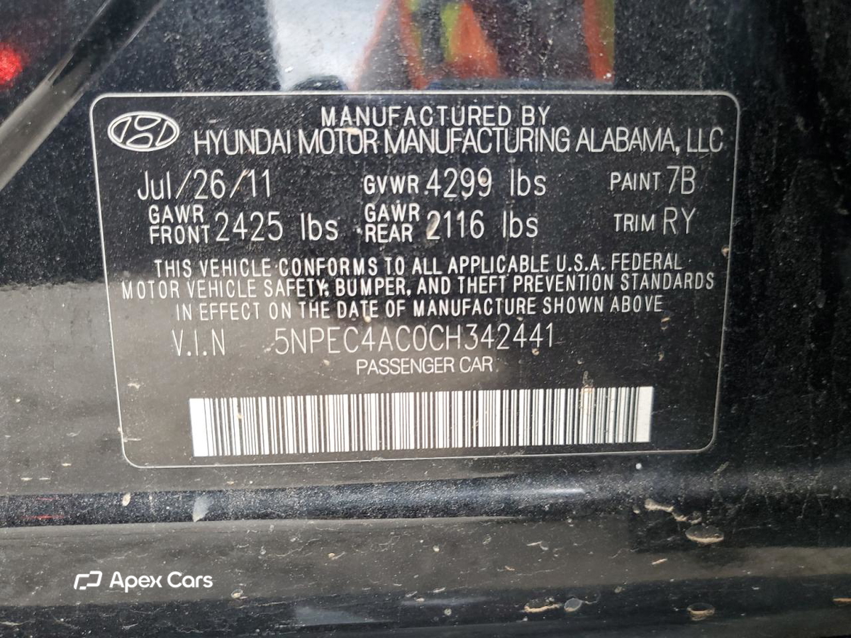 Hyundai Sonata 2012
