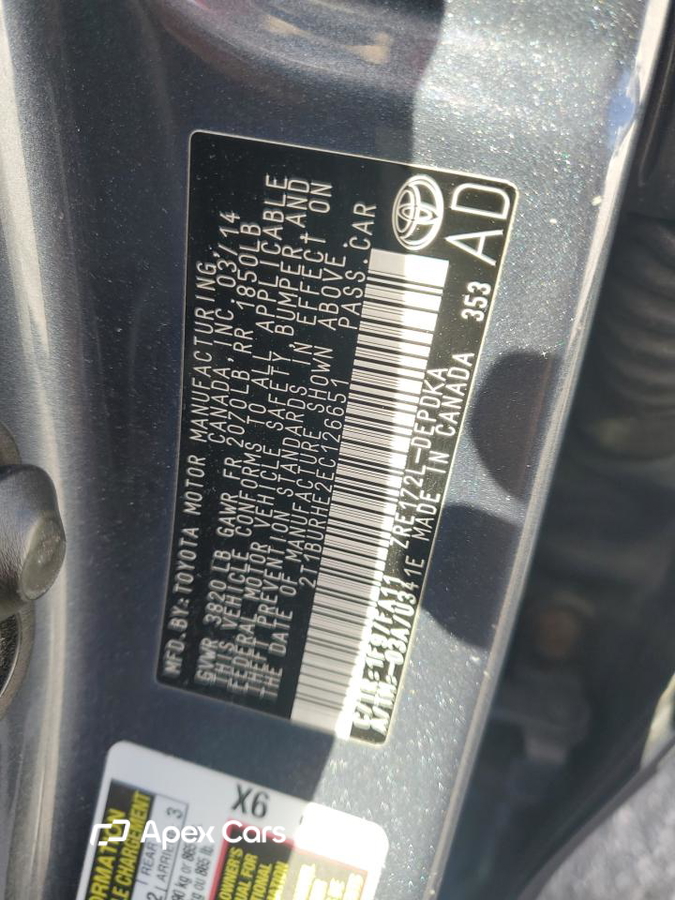 Toyota Corolla 2014