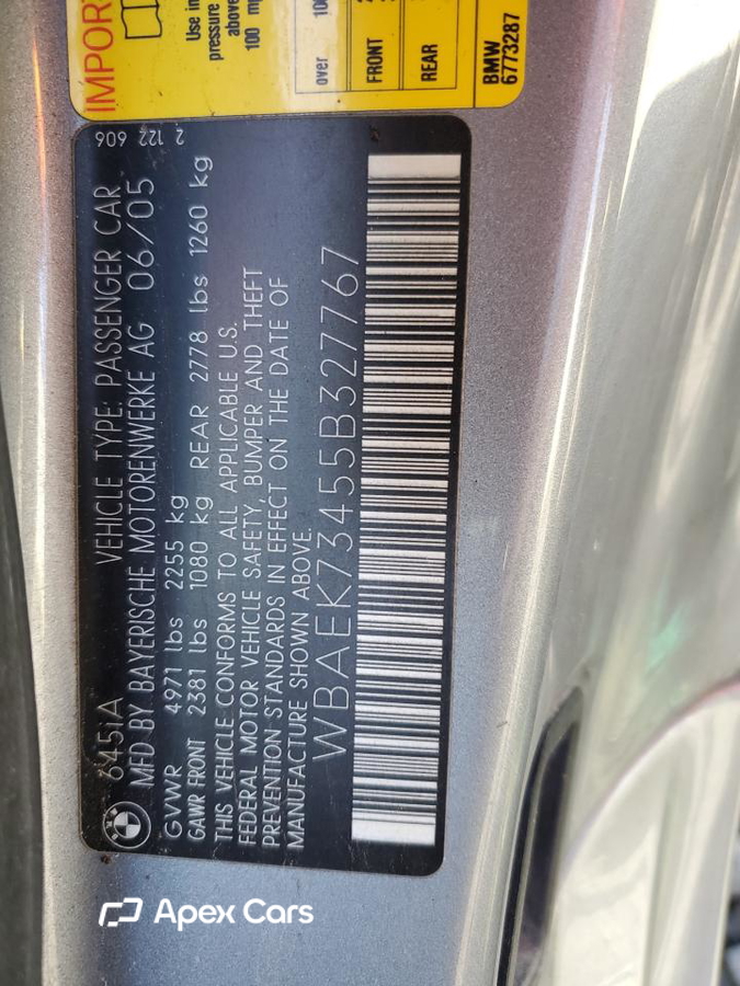 BMW Series 6 2005
