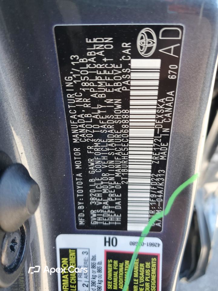 Toyota Corolla 2014