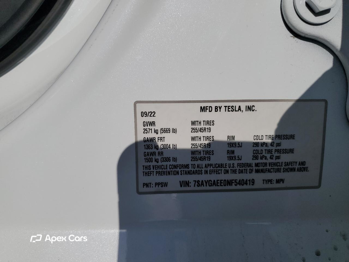 Tesla Model Y 2022