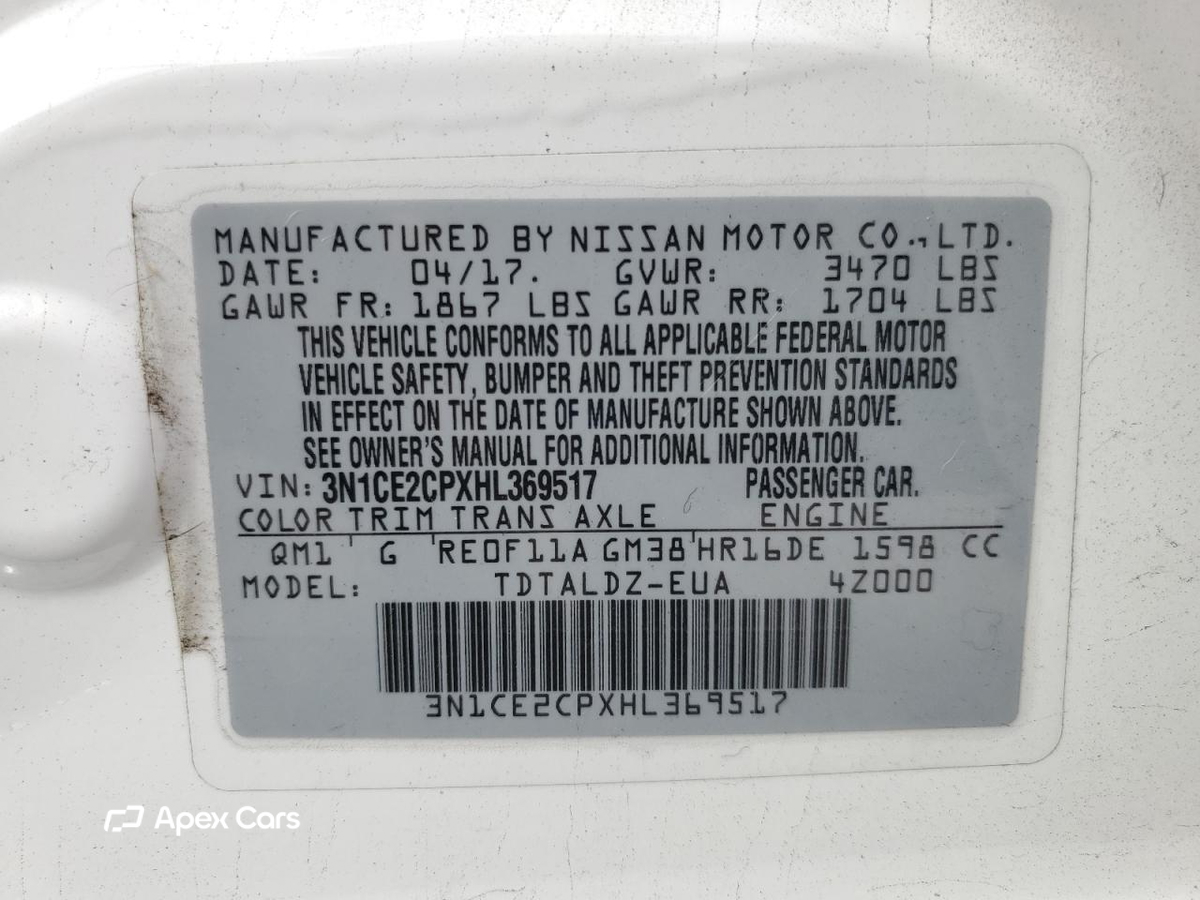 Nissan Versa 2017