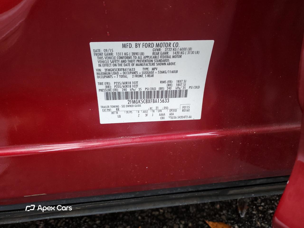 Ford Flex 2015