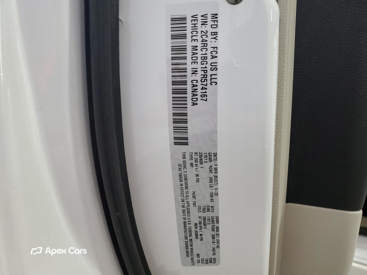 Chrysler Pacifica 2023