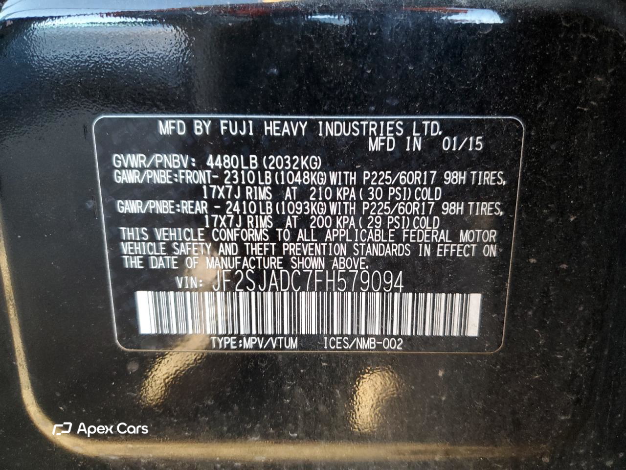 Subaru Forester 2015