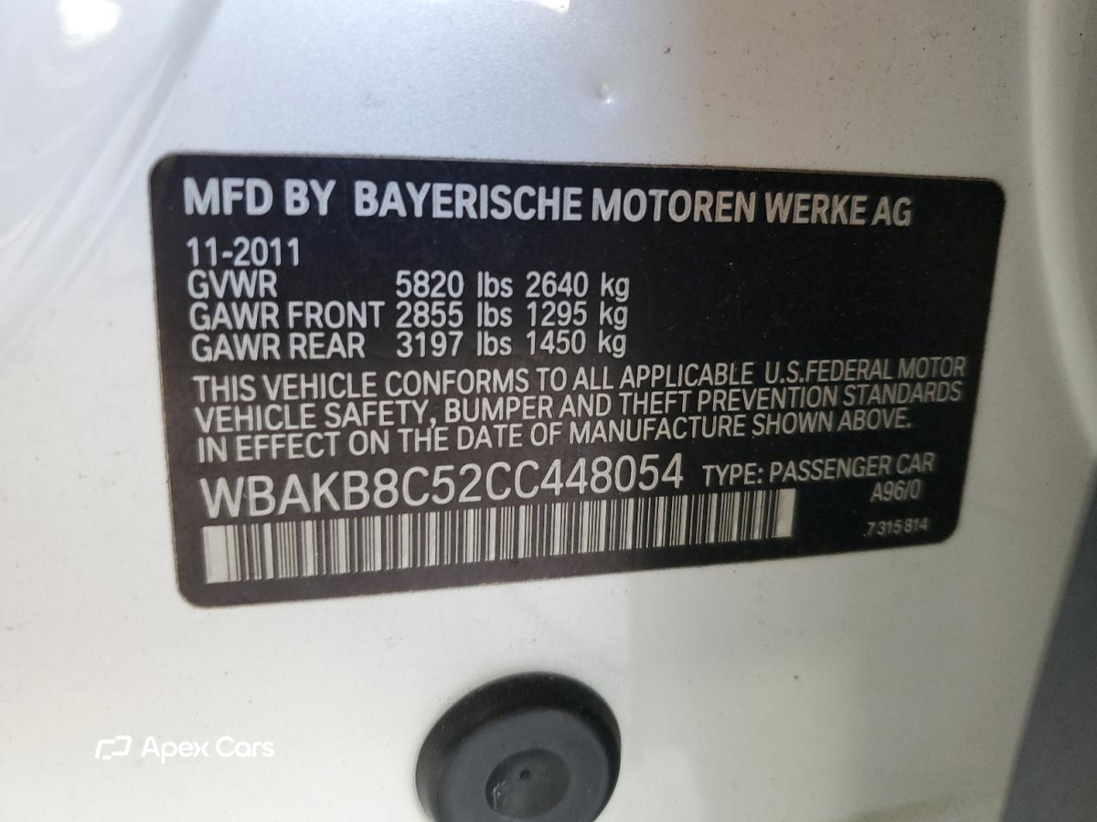 BMW Series 7 2012