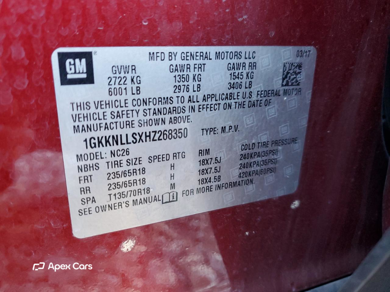 GMC Acadia 2017
