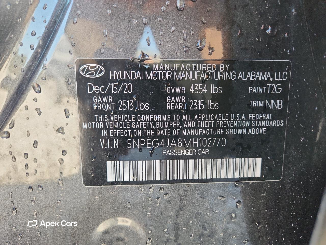 Hyundai Sonata 2021