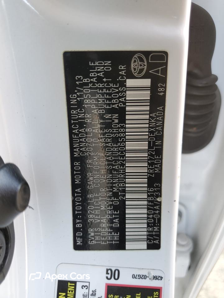 Toyota Corolla 2014