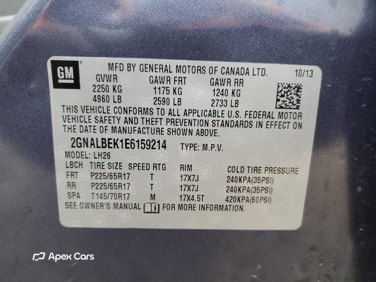 Chevrolet Equinox 2014