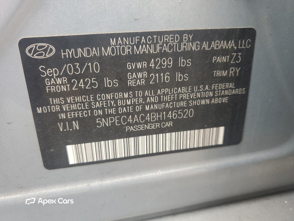 Hyundai Sonata 2011