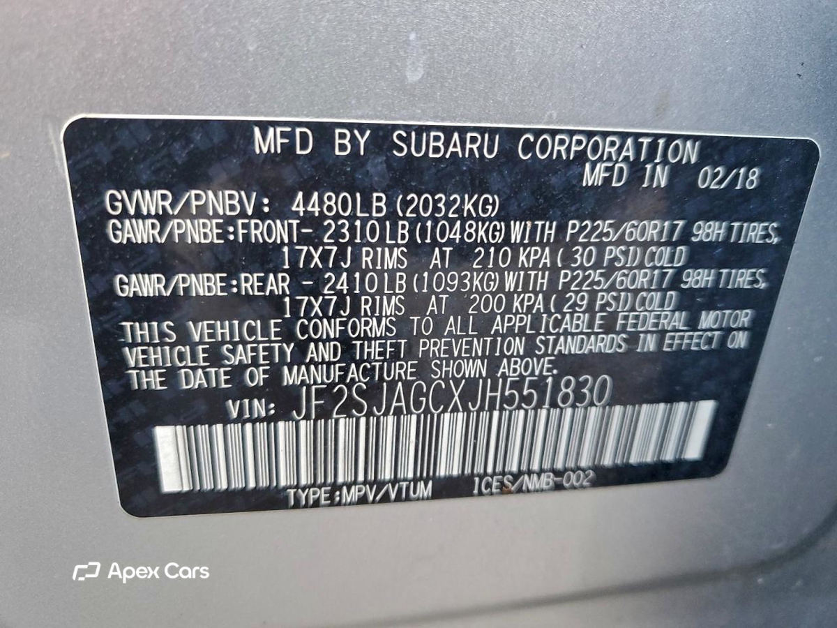 Subaru Forester 2018