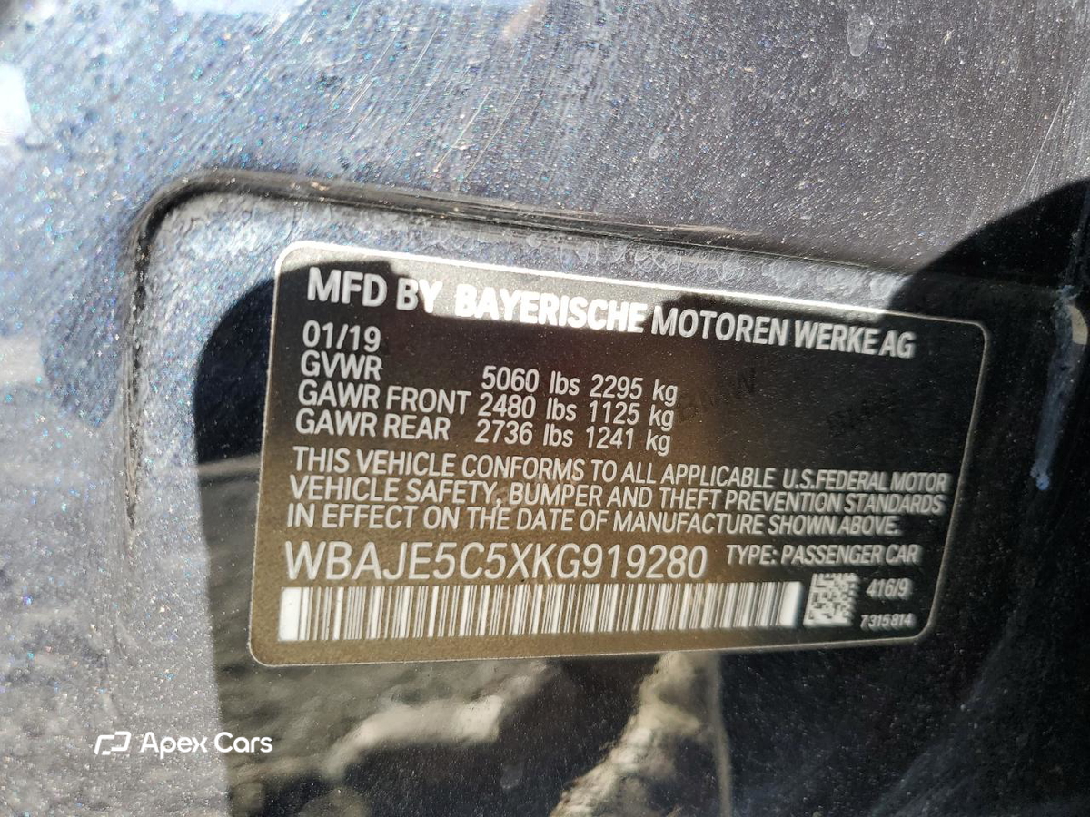BMW Series 5 2019