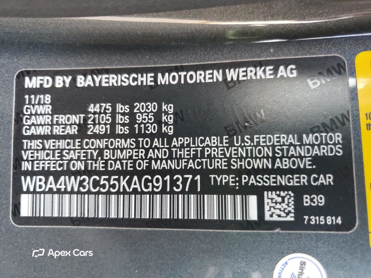 BMW Series 4 2019