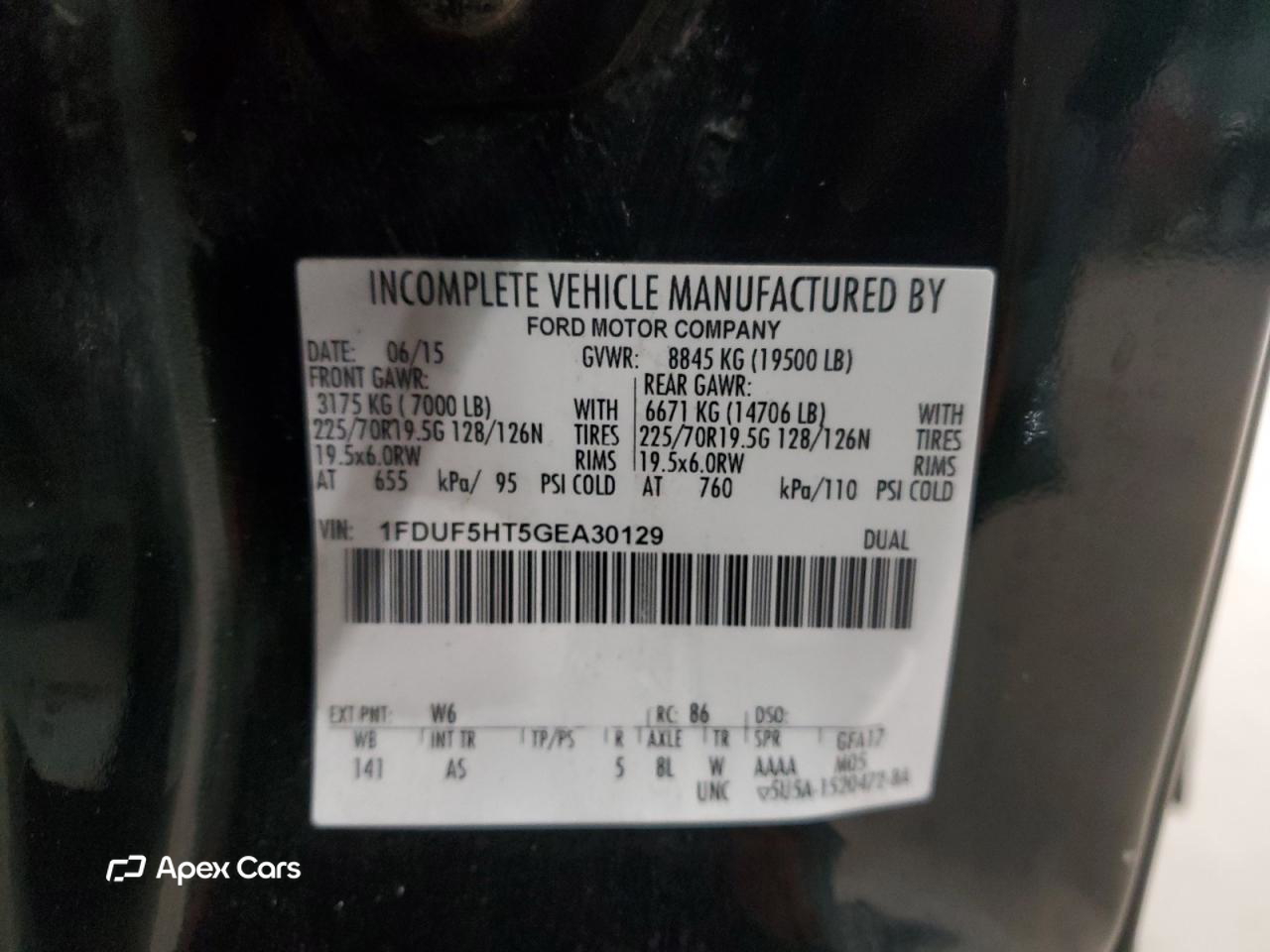 Ford F550 2016