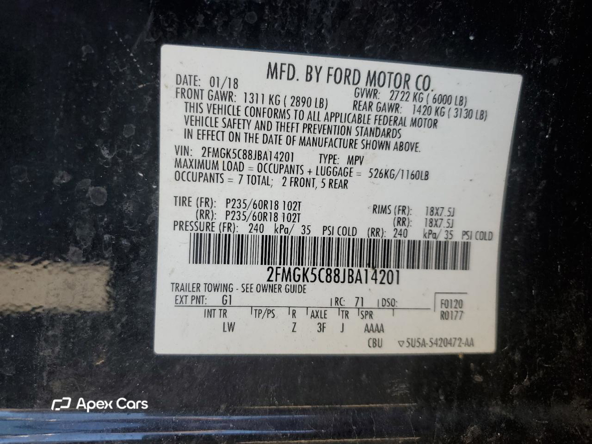 Ford Flex 2018