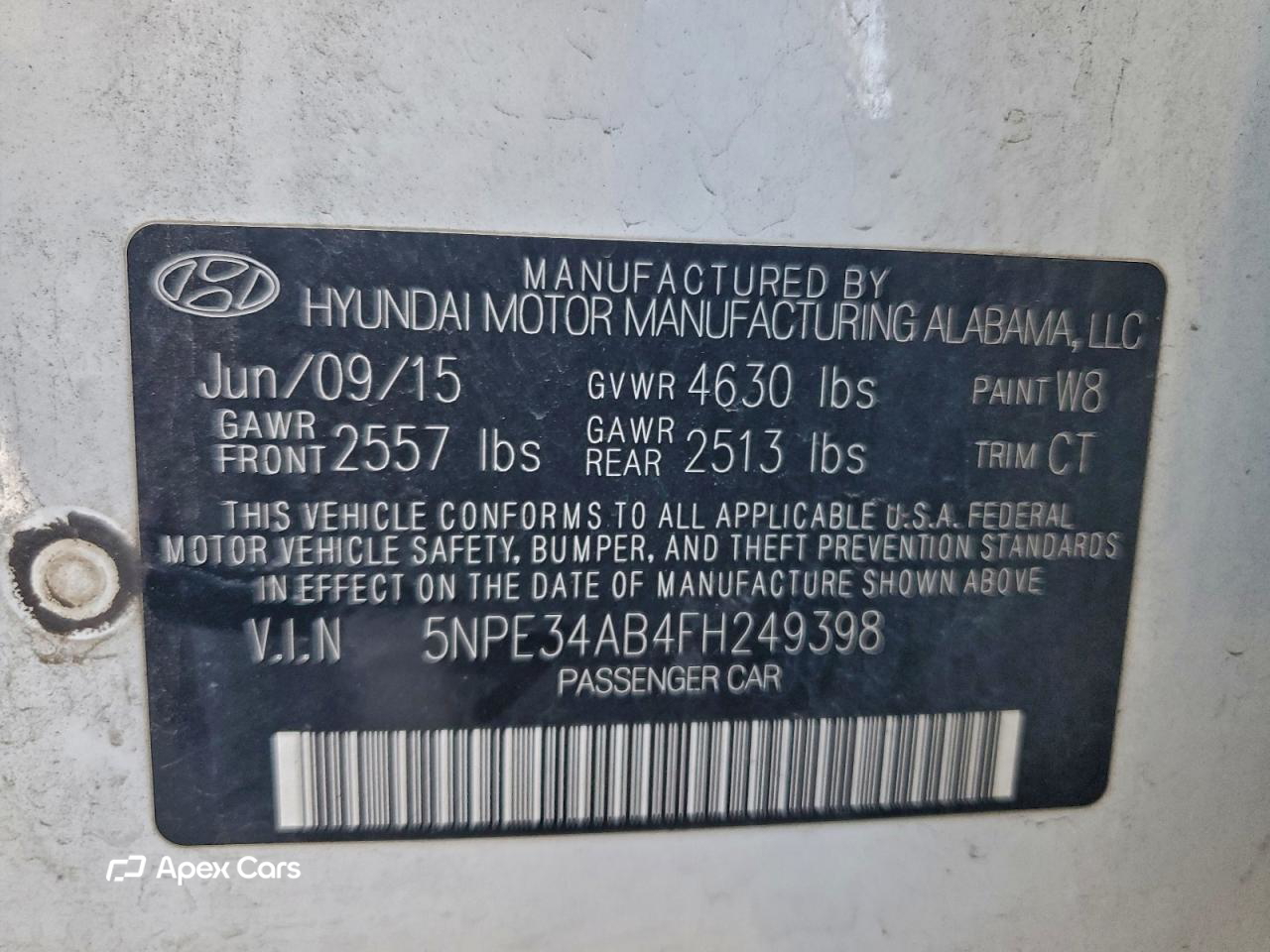 Hyundai Sonata 2015