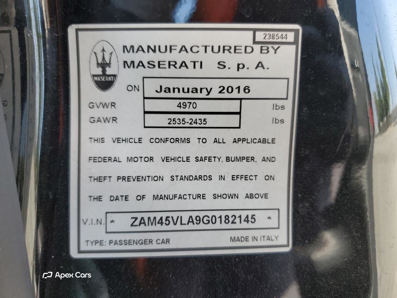 Maserati GranTurismo 2016