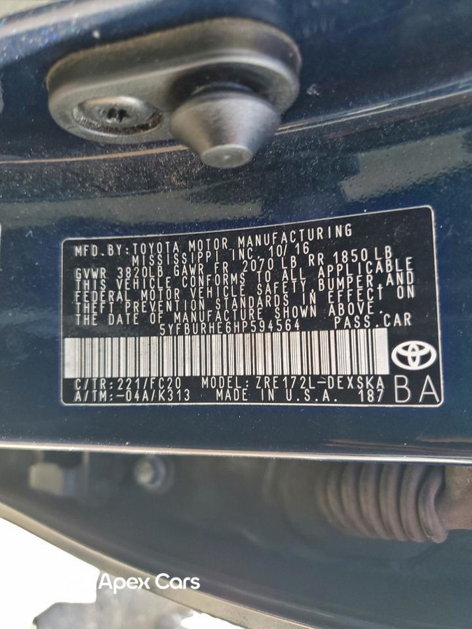 Toyota Corolla 2017
