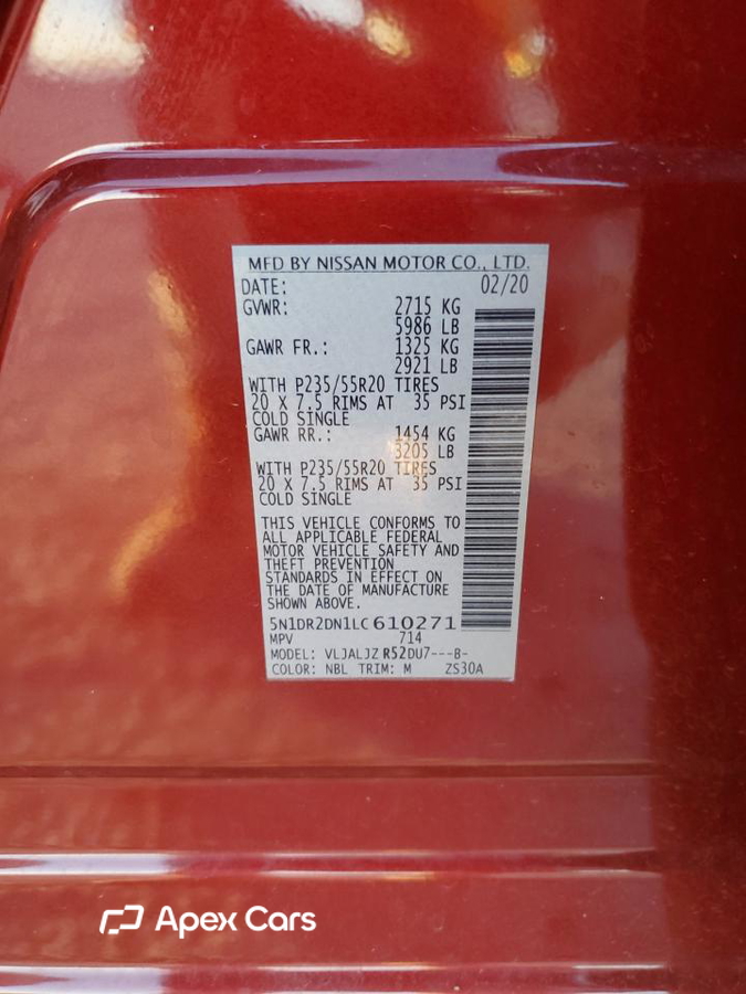 Nissan Pathfinder 2020