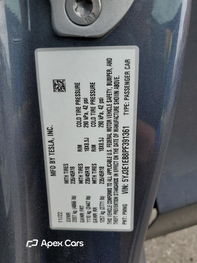 Tesla Model 3 2023
