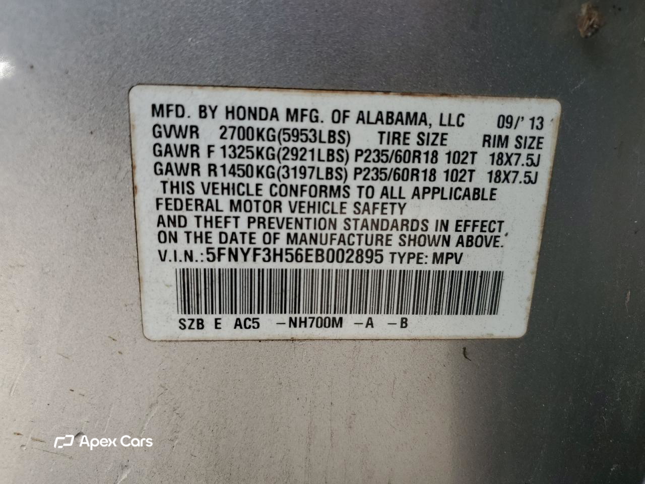 Honda Pilot 2014