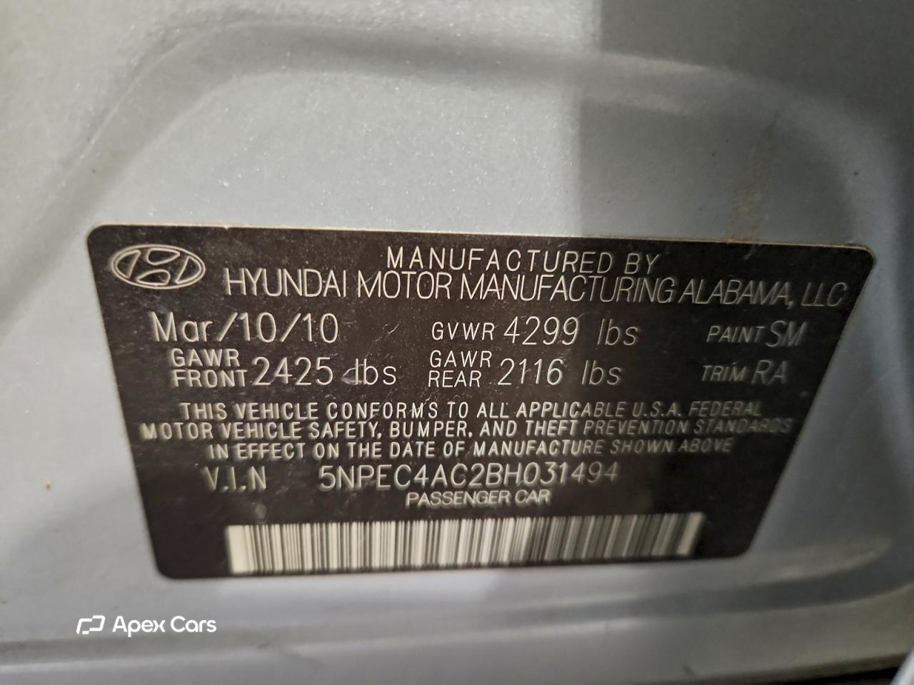 Hyundai Sonata 2011